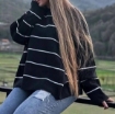 تصویر  ست تونیک شلوار خط ریز