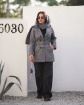 تصویر  بارانی کتان زنانه  ژیله فلش