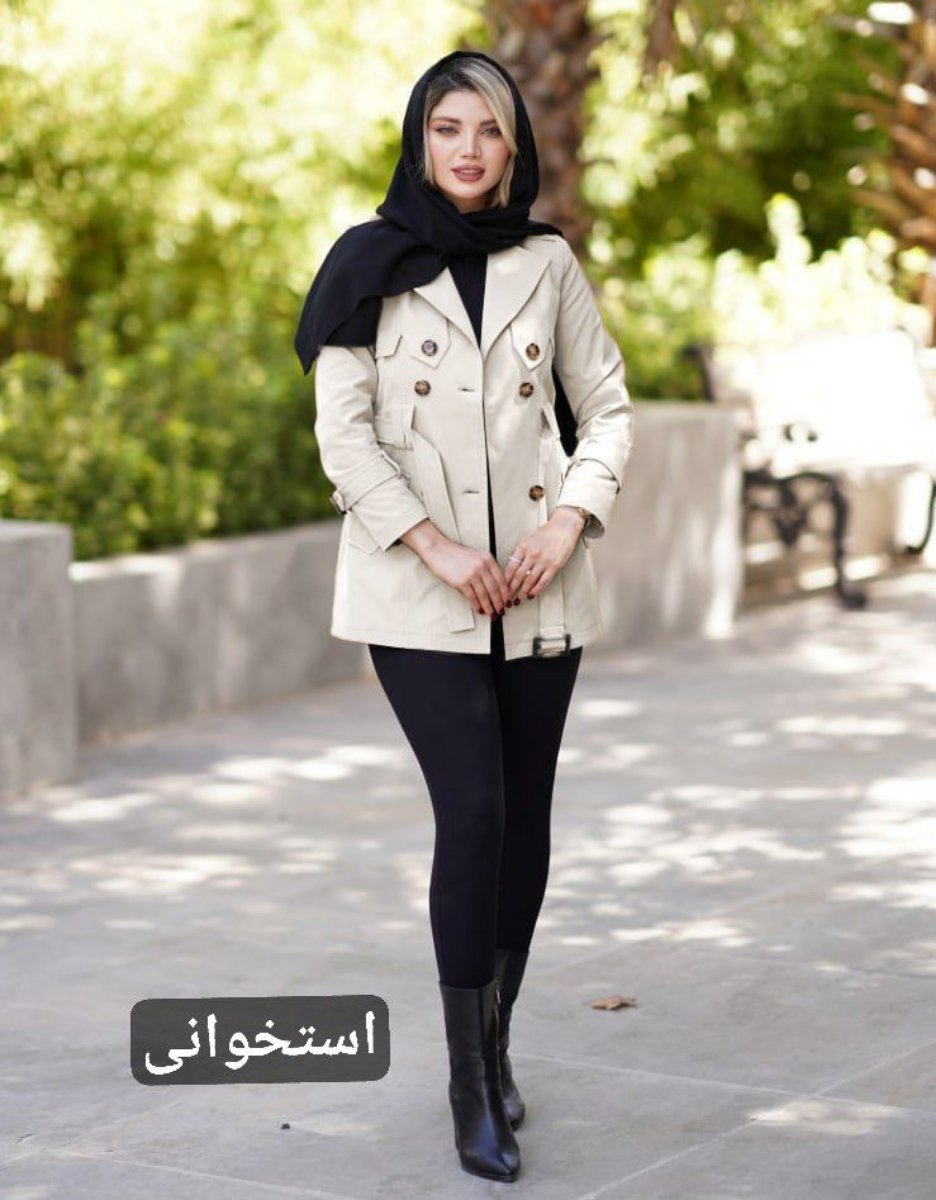 تصویر  مانتو آستردار کتان زارا مدل ماندانا