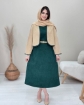 تصویر  ست کت سارفون مخمل کبریتی زنانه پالیز