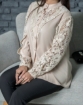 تصویر  شومیز زنانه الیزه و گیپور مخمل کد 1158