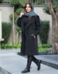 تصویر  پالتو بارانی زنانه سایز بزرگ مدل سرونا