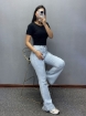 تصویر  شلوار جین  دمپا  زنانه بوتکات