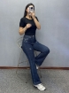تصویر  شلوار جین  دمپا  زنانه بوتکات