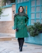 تصویر  مانتو آستردار مدل آینور