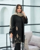 تصویر  مانتو  مازراتی گلدوزی ماهرخ
