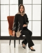 تصویر  مانتو مازراتی گلدوزی ترمه
