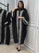 تصویر  مانتو عبایی الیزه نورا