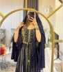 تصویر  پیراهن و شال زنانه هندی مدل باقلوا