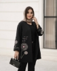 تصویر  مانتو زنانه سوپر مازراتی شاپرک