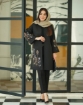 تصویر  مانتو گلدوزی هاله