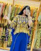 تصویر  ست شومیز و شلوار هندی مدل جانان
