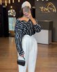 تصویر  شومیز زنانه راه راه