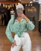 تصویر  شومیز زنانه راه راه