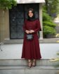 تصویر  مانتو زنانه بلند پیراهنی مدل سولین