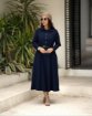 تصویر  مانتو زنانه بلند پیراهنی مدل سولین