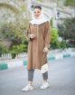 تصویر  مانتو زنانه دانشجویی مدل ابر