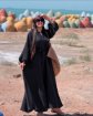 تصویر  پیراهن زنانه بلند مشکی