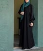 تصویر  مانتو عبایی زنانه الیزه مدل برهان