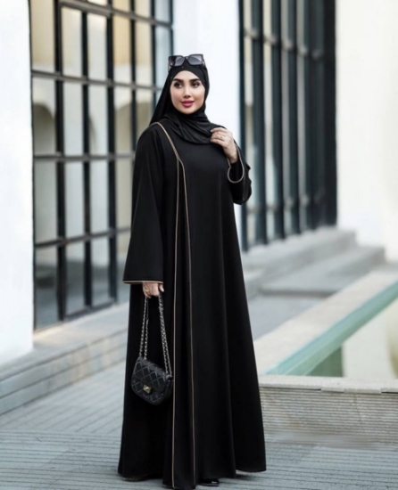 تصویر  مانتو عبایی زنانه الیزه مدل حورا