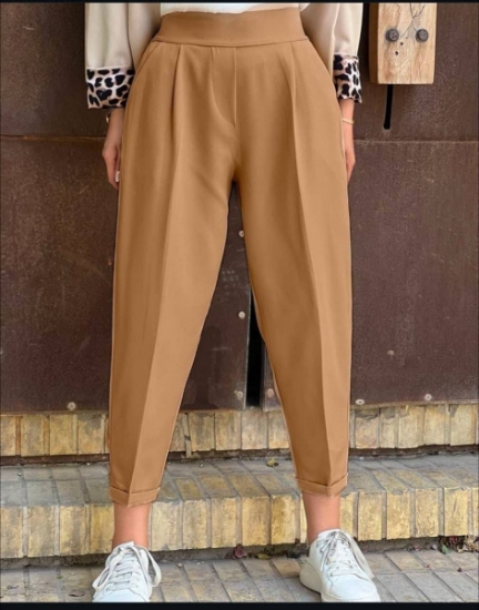 تصویر  شلوار پارچه ای زنانه  مازراتی مام دمپا پاکتی