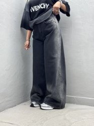 تصویر  شلوار جین زنانه فول بگ