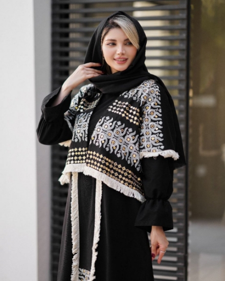 تصویر  ست دوتیکه  پانچ و پیراهن زنانه