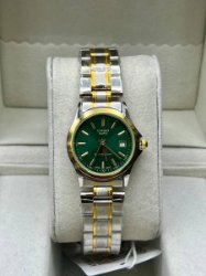 تصویر  ساعت زنانه کاسیو بند استیل دو رنگ