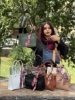 تصویر  کیف دستی زنانه شال دار