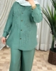 تصویر  ست شومیز شلوار نگین 