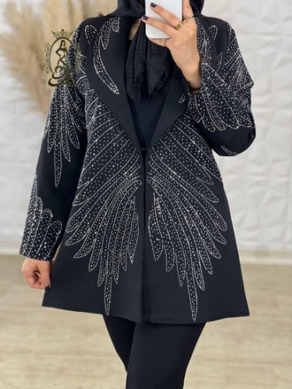 تصویر  کت سلطنتی طرح طاووس