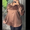 تصویر  شومیز ساتن یقه پیراهنی جانا