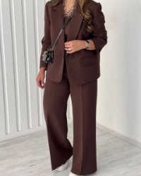 تصویر  کت و شلوار مازراتی زنانه مدل سلوین