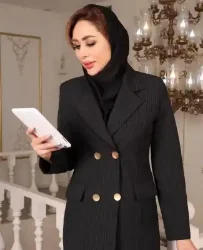 تصویر  مانتو شلوار اداری دیپلمات