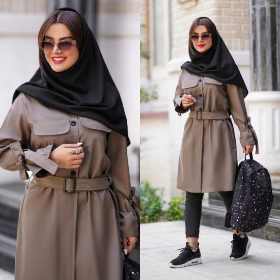 تصویر  مانتو دانشجویی آرشا