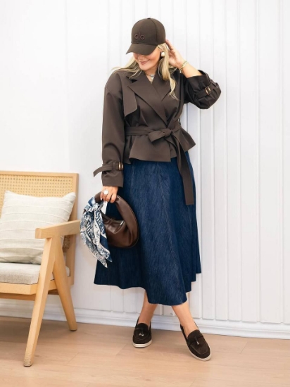 تصویر  ست کت دامن پاییزه مهراس