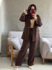 تصویر  ست کت و شلوار مزونی 97135